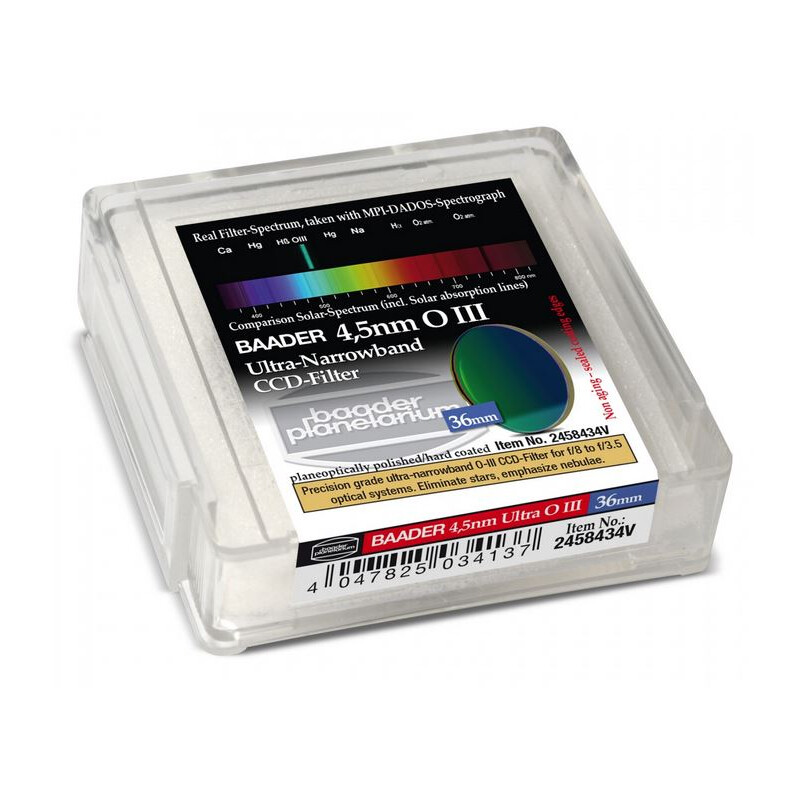 Baader Ultra-Narrowband 4,5nm OIII Filter 36mm