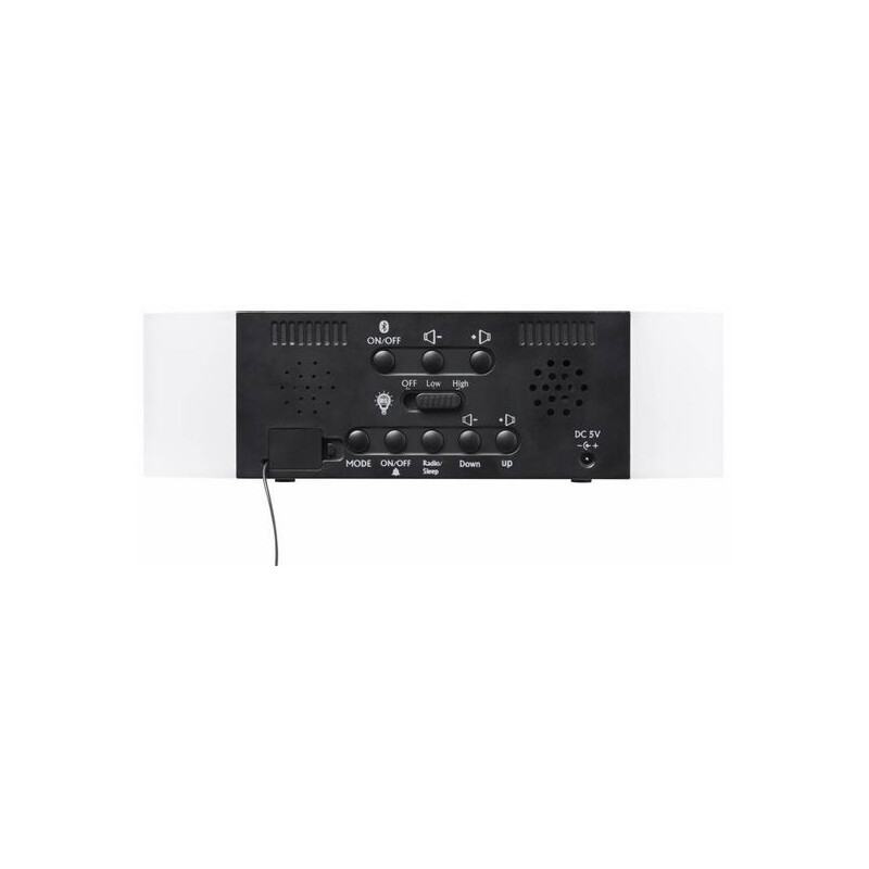 Bresser FM-radioväckarklocka med Bluetooth-funktion
