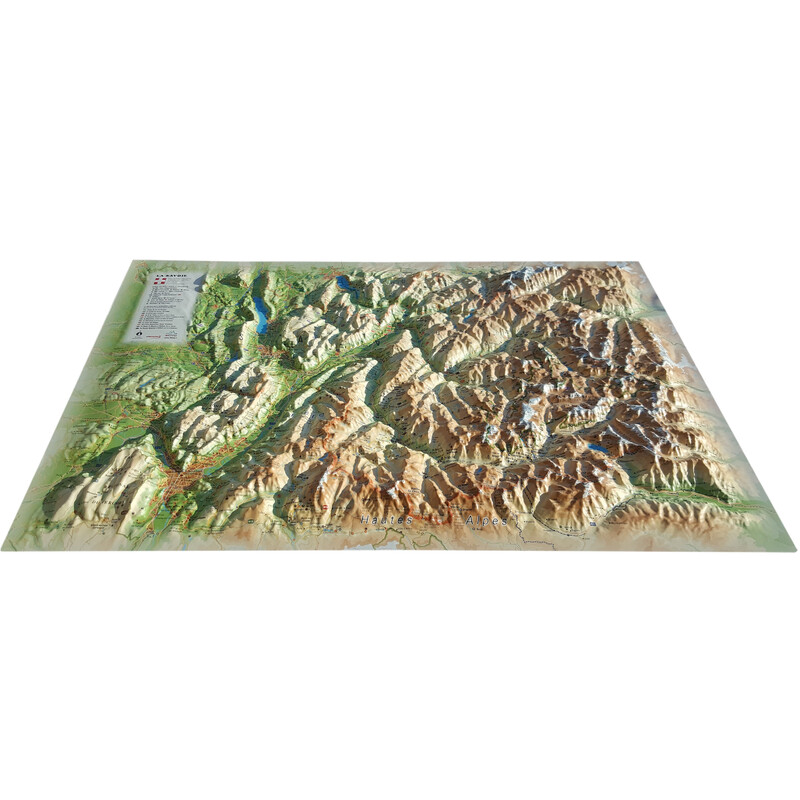 3Dmap Regionkarta La Savoie