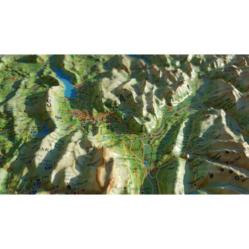 3Dmap Regionkarta La Savoie