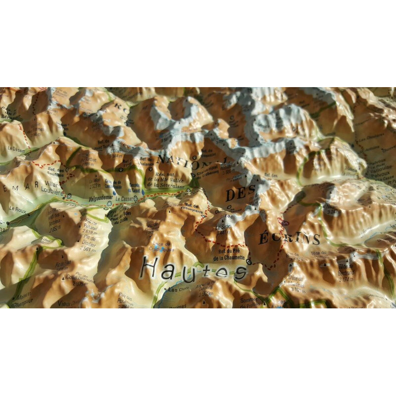 3Dmap Regionkarta Le Massif des Ecrins