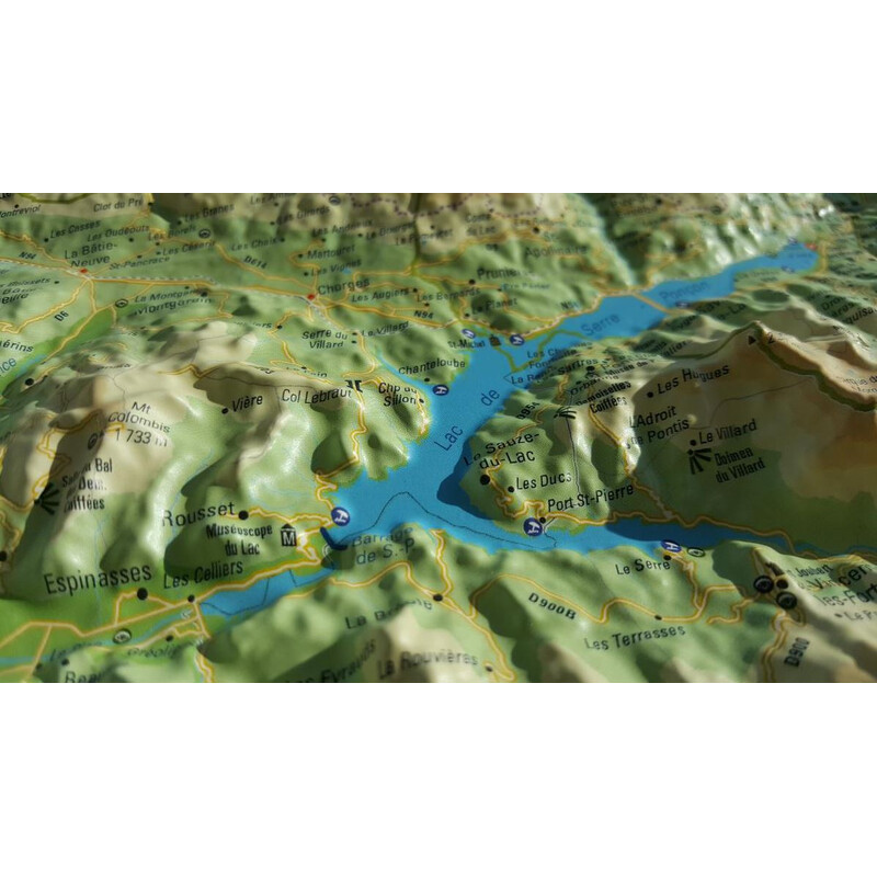 3Dmap Regionkarta Le Massif des Ecrins