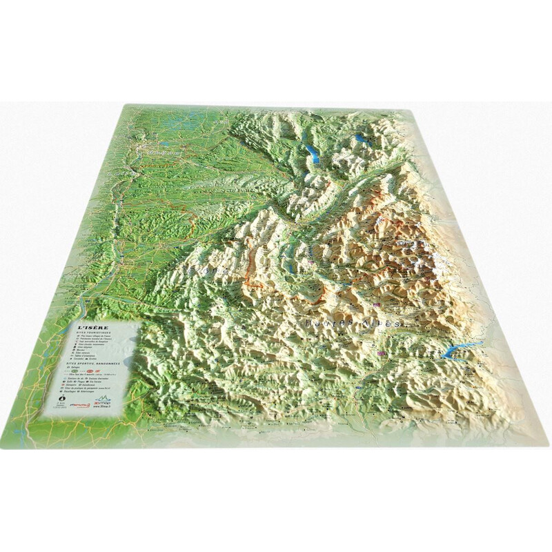 3Dmap Regionkarta L'Isère