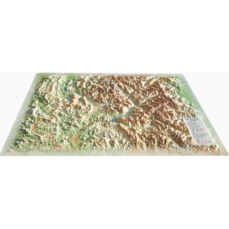 3Dmap Regionkarta Les Hautes Alpes