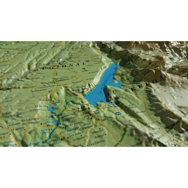 3Dmap Regionkarta Le Verdon