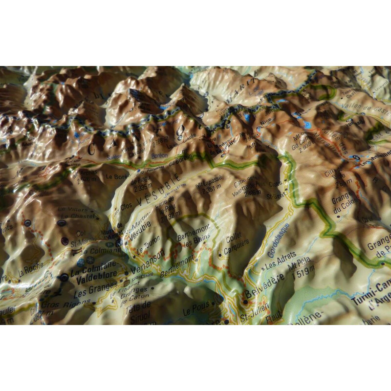 3Dmap Regionkarta Le Massif du Mercantour