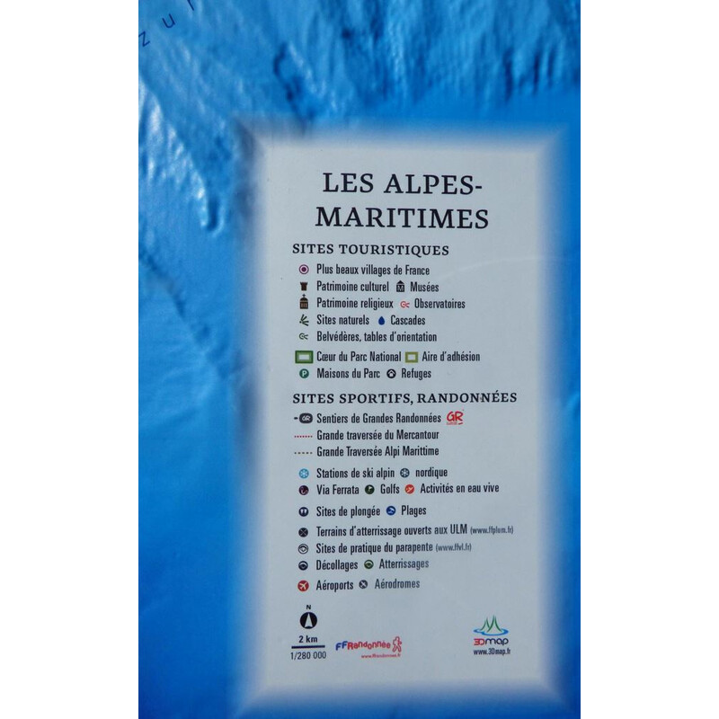 3Dmap Regionkarta Les Alpes Maritimes