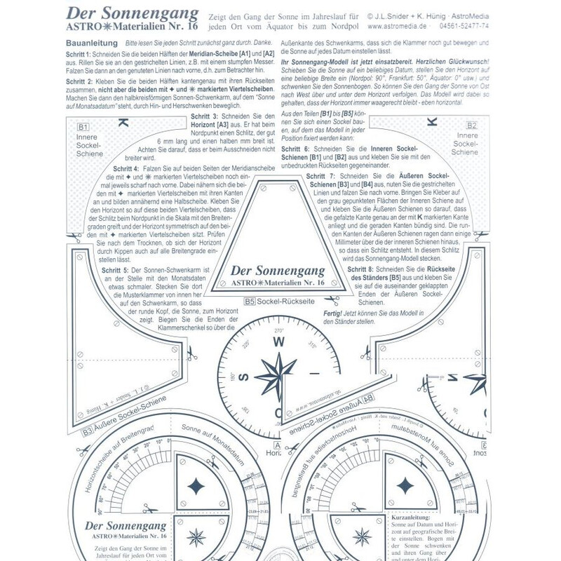 AstroMedia Byggsats Der Sonnengang