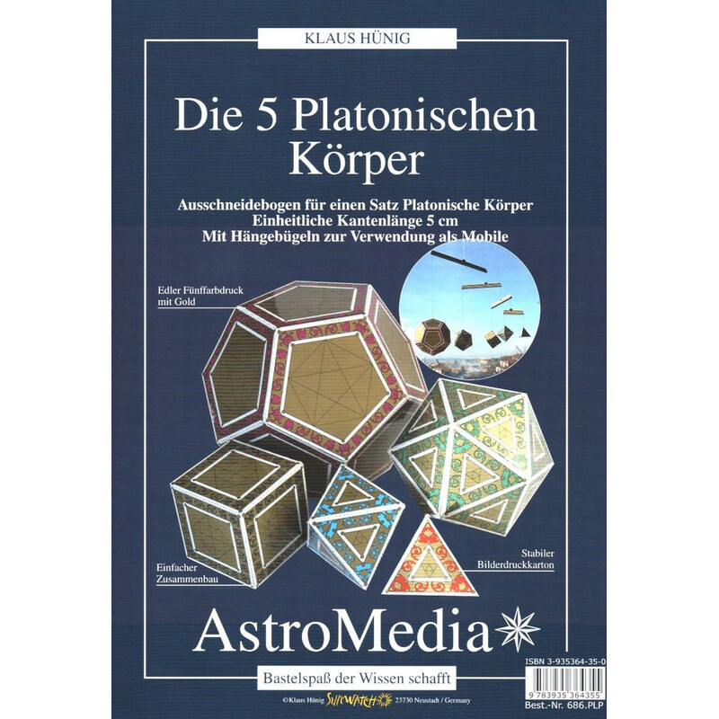 AstroMedia Byggsats Die 5 Platonischen Körper