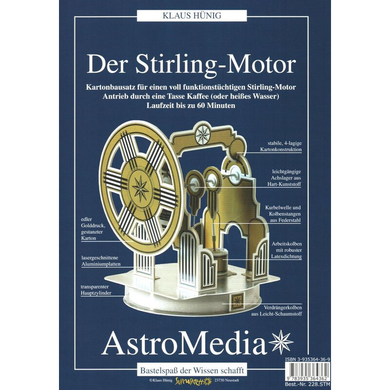 AstroMedia Byggsats Der Stirling-Motor