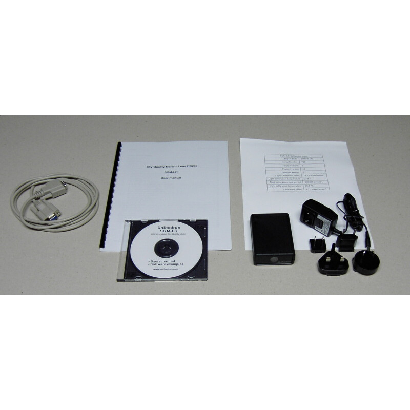 Unihedron Fotometer Sky Quality Meter SQM med lins och RS232