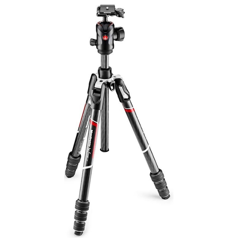 Manfrotto Kolfiber-trebensstativ Befree Advanced GT Twist med Kulhuvud