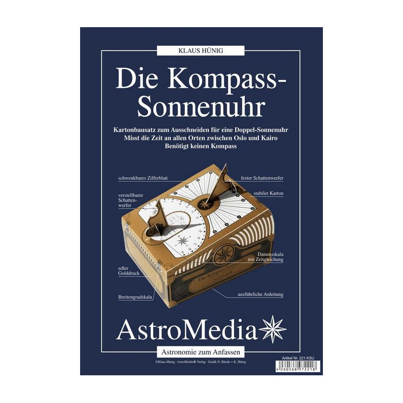 AstroMedia Byggsats Kompassens solur