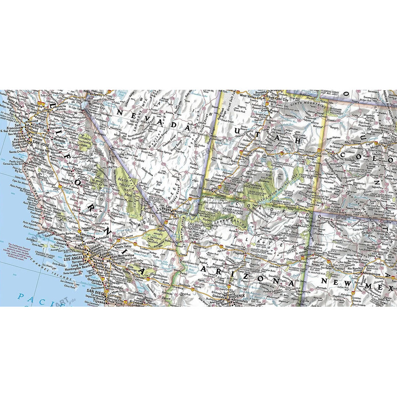 National Geographic Karta USA politisk (111 x 77 cm)