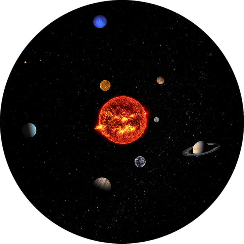 Redmark Slide för Bresser och NG planetarium Solsystem