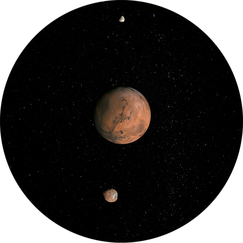 Redmark Bildskiva för Bresser och NG planetarium Mars-system