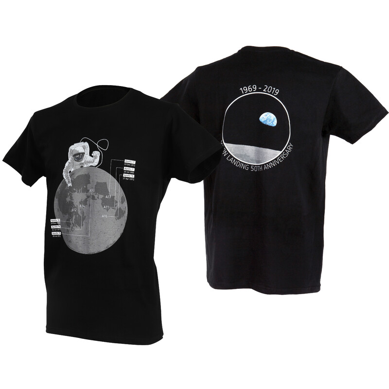 Omegon T-Shirt 50 år månlandning - Storlek XL