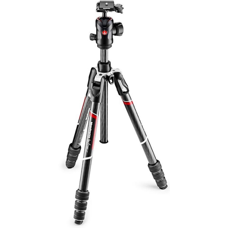 Manfrotto Kolfiber-trebensstativ MKBFRTC4GT-BH Befree GT Twist med kulhuvud