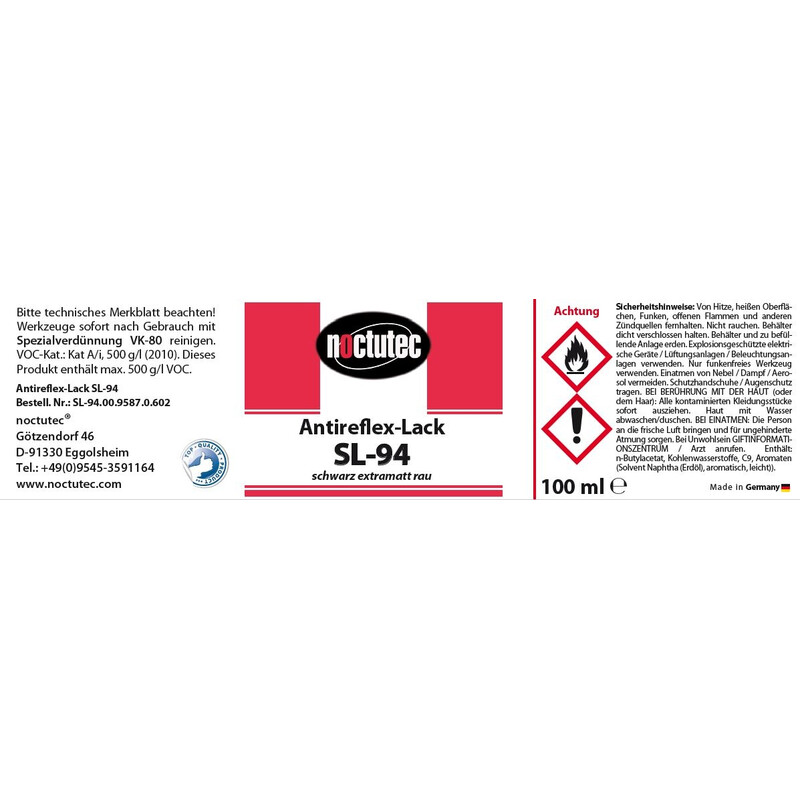 noctutec Antireflex lack SL-94 grov 100ml