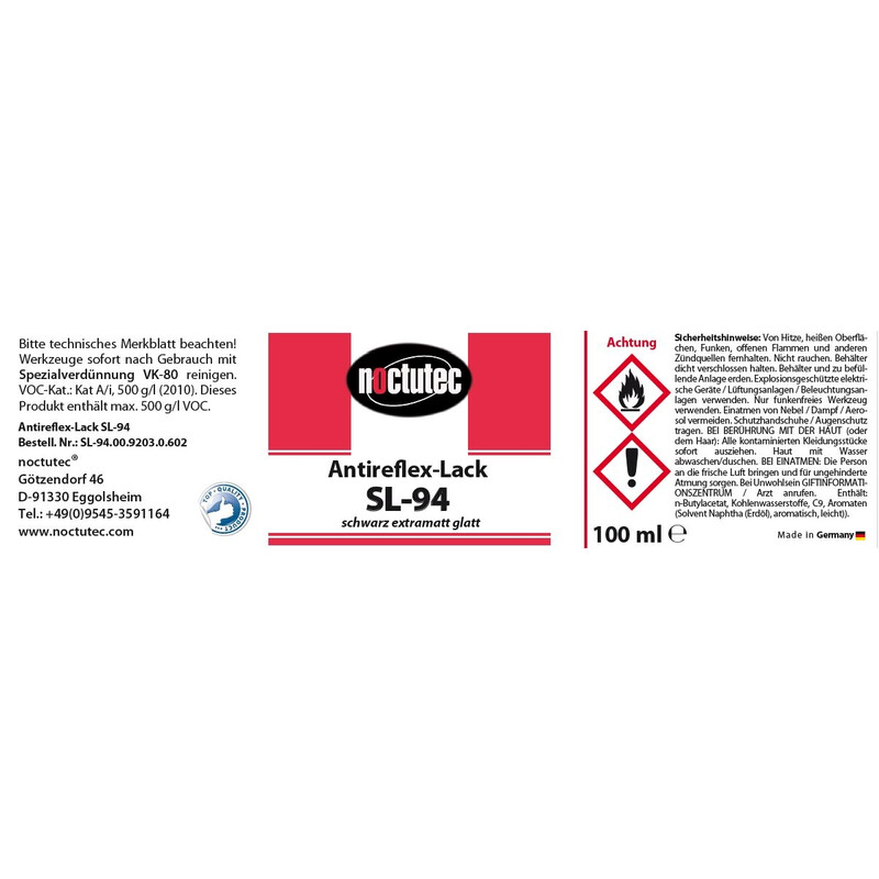 noctutec Antireflex lack SL-94 slät 100ml