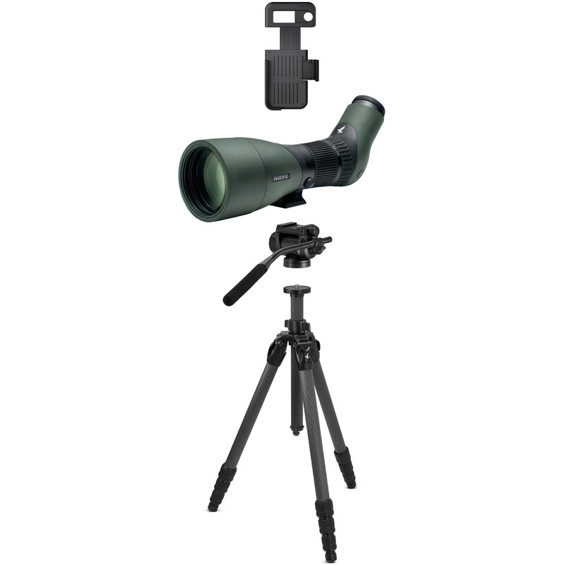 Swarovski Kompakt tubkikare Kampanjpaket spotting scope ATX 25-60x85 med Stativ och VPA adapter + stativhuvud