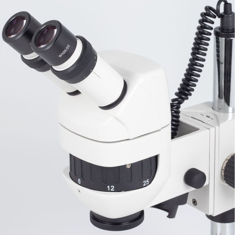 Motic Zoom-stereomikroskop zoom stereomikroskop K-400 L, binokular, CMO, 6x-50x