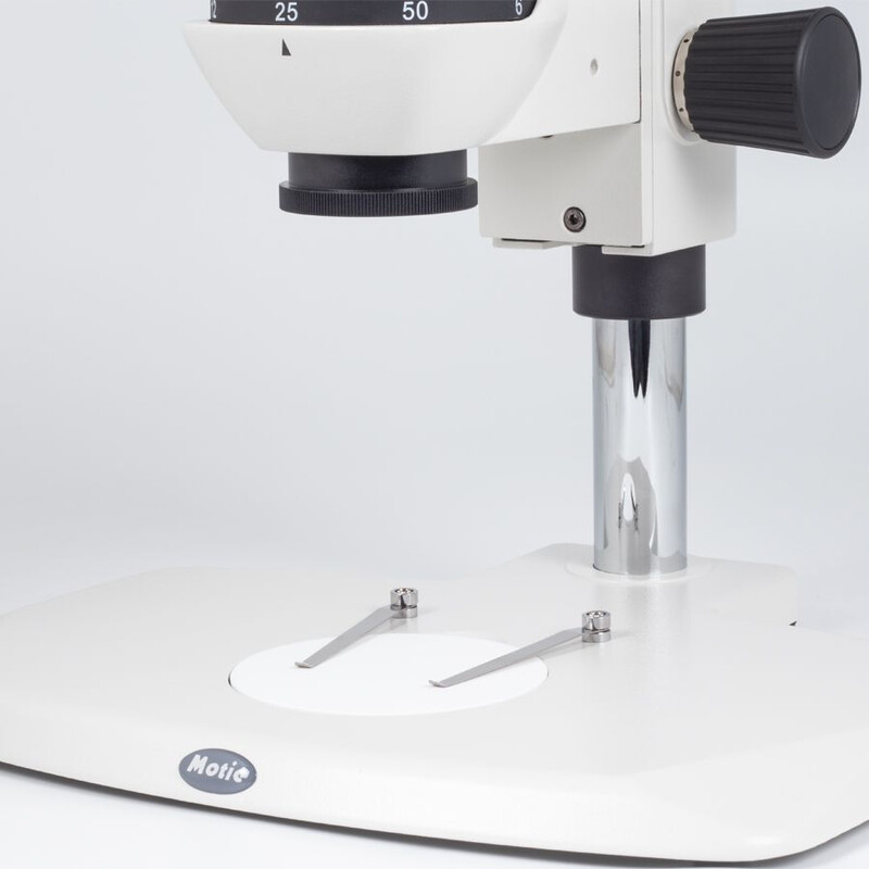 Motic Zoom-stereomikroskop zoom stereomikroskop K-400P, binokulär, CMO, utan belysning, 6x-50x