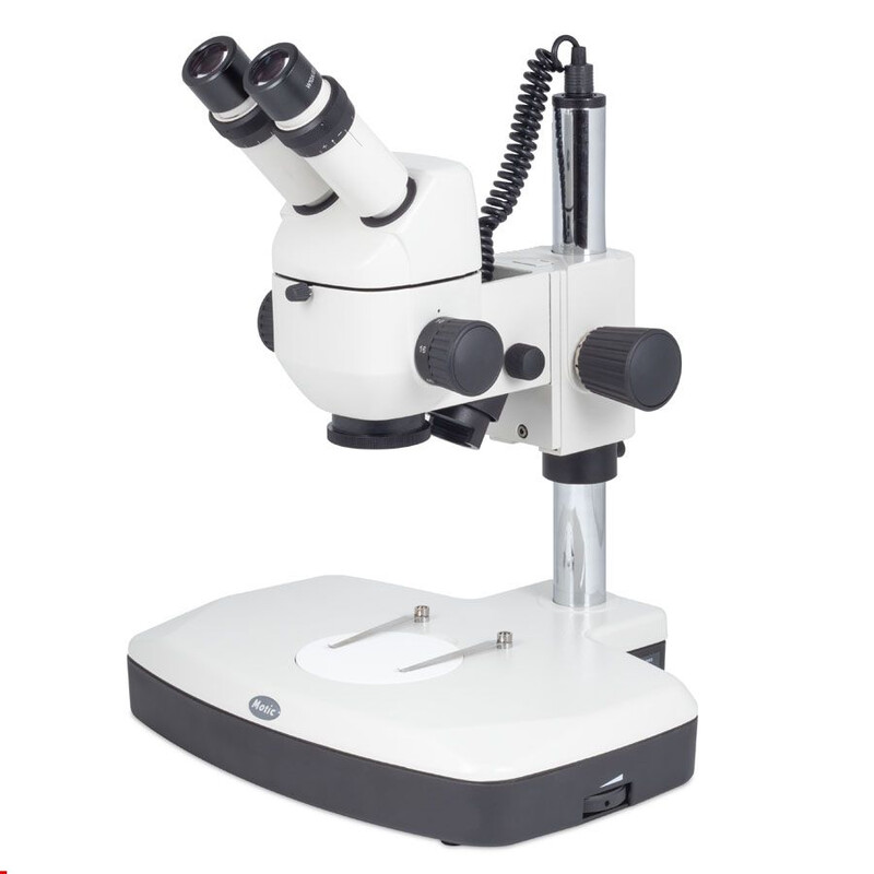 Motic Zoom-stereomikroskop zoom stereomikroskop K-500 L, Binokular, CMO, reflekterat och Transmitterat ljus, 6x-40x
