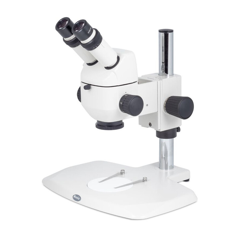 Motic Zoom-stereomikroskop Zoom Stereomikroskop K-500P, binokulär, CMO, utan belysning, 6x-40x