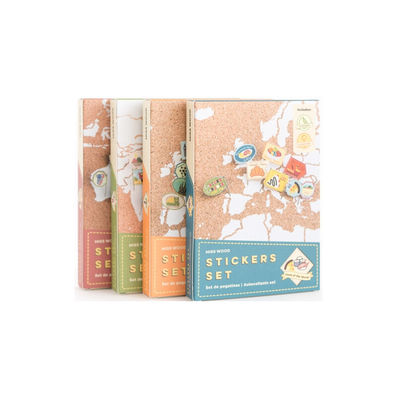 Miss Wood Paket med klistermärken (alla 4 delar)