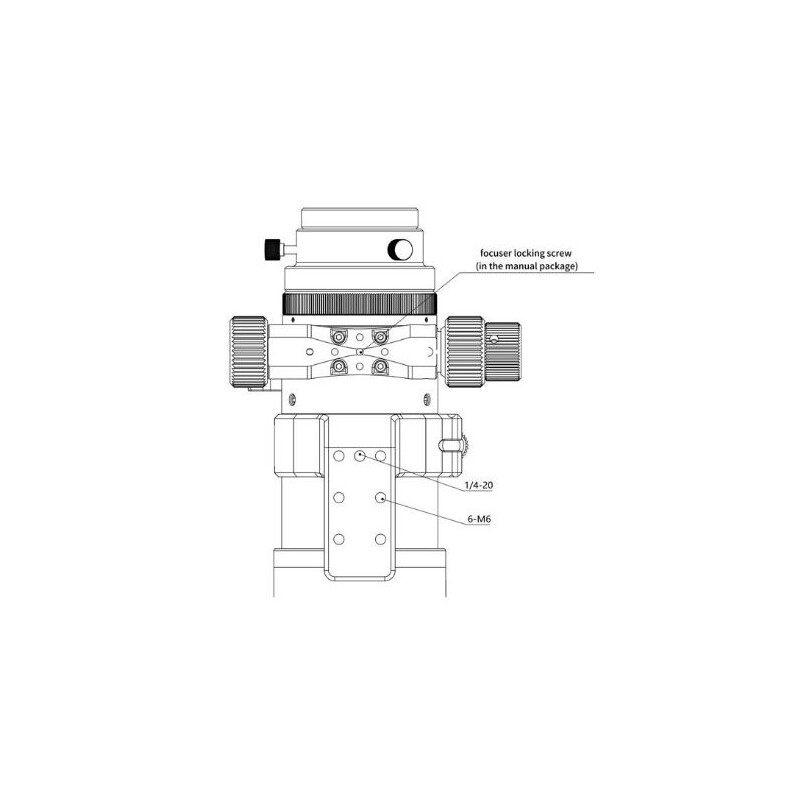 Sharpstar Apokromatisk refraktor AP 61/270 EDPH III OTA