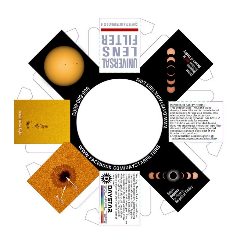DayStar Solfilter ULF-90-2 Binocular