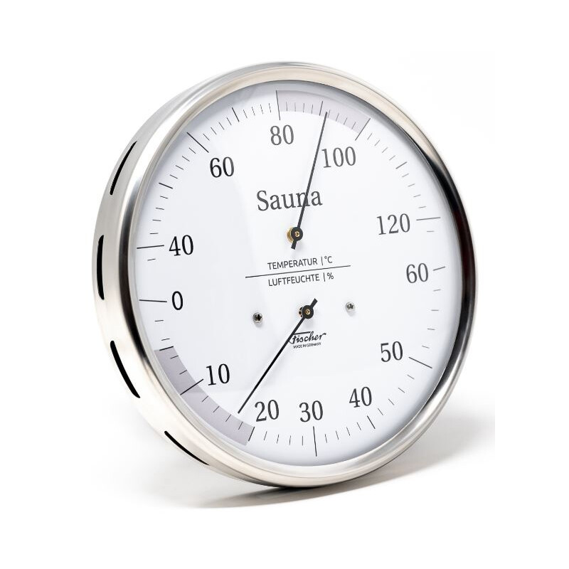 Fischer Väderstation Termohygrometer för bastu 130 mm