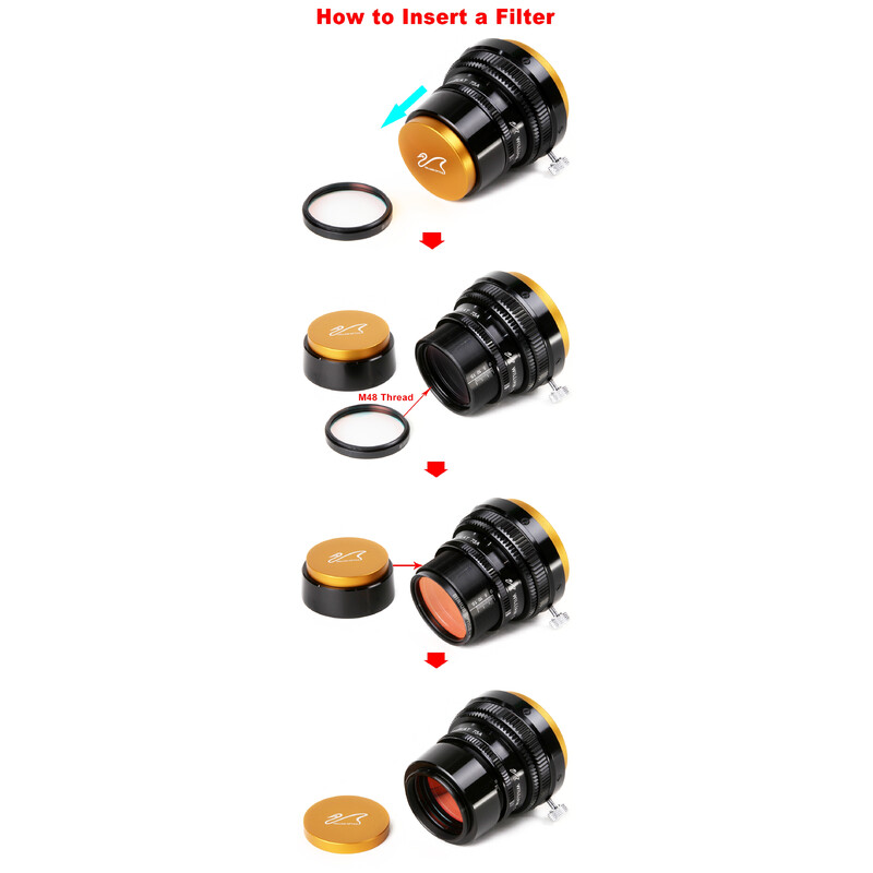 William Optics Flattener Flat73A för ZenithStar 73