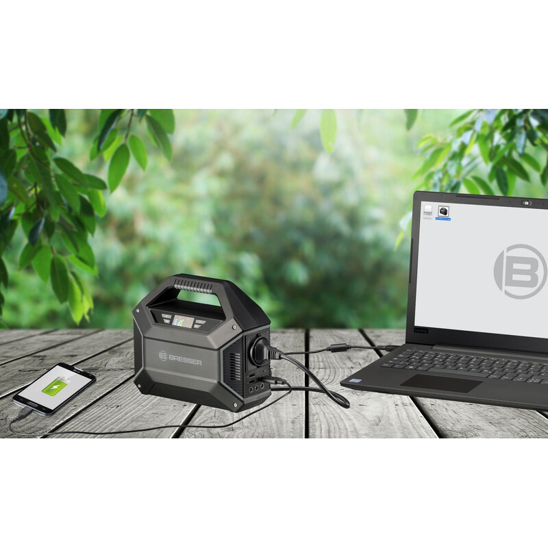 Bresser Mobile Power Station 100 Watt + Solcellsladdare 40 Watt