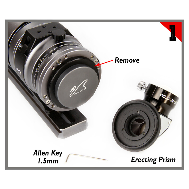 William Optics Diagonalprisma RedCat 90° 1,25"