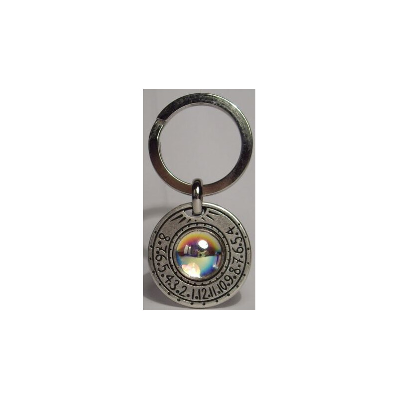 Ragalaxys Nyckelring Saturnus Sundial Iridescent