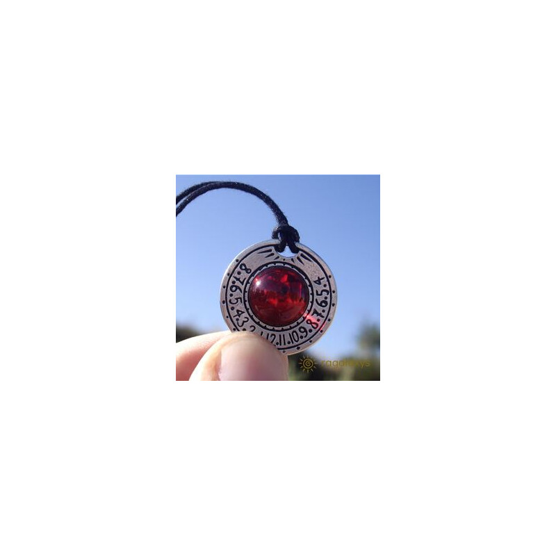 Ragalaxys Saturnus Sundial Topaz nyckelring