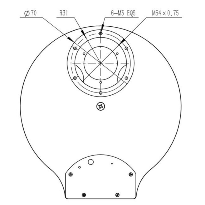 QHY Filterhjul CFW3M-US 7x 36 mm
