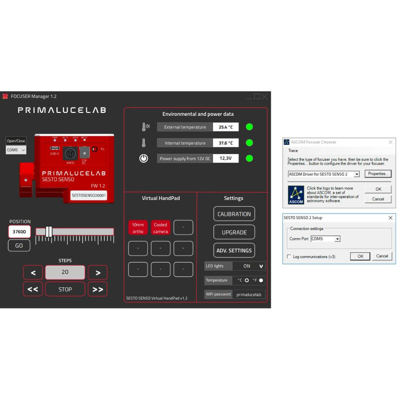 PrimaLuceLab Fokuseringsmotor SESTO SENSO 2