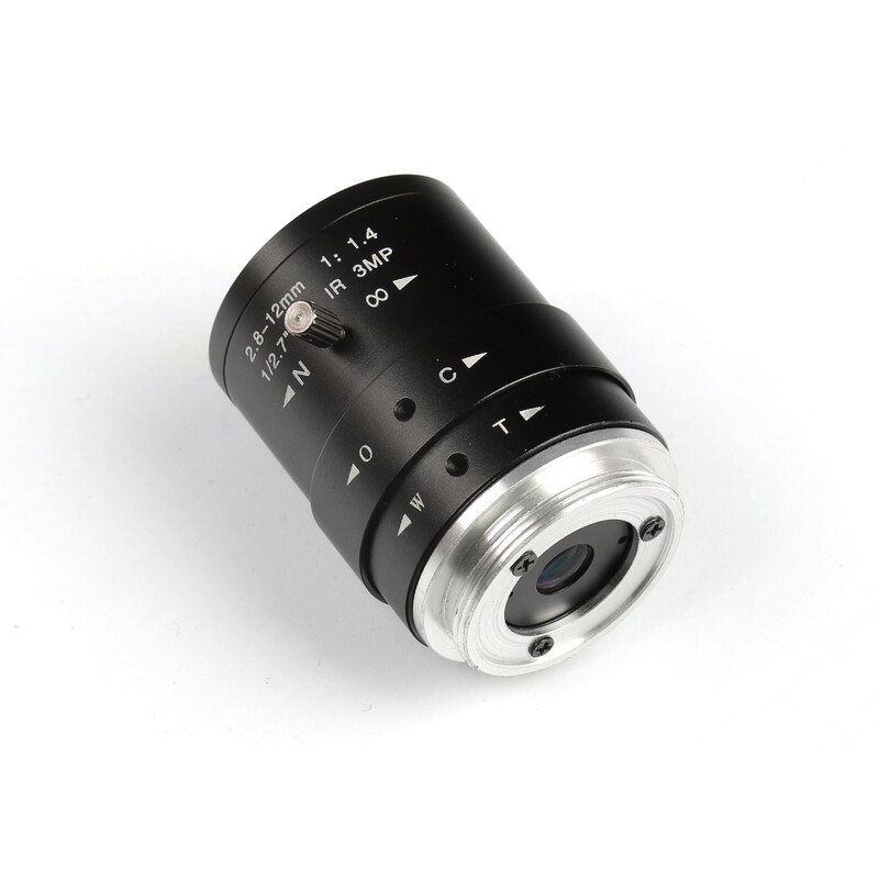 Omegon Objektiv med C-Mount 2,8-12 mm f/1,4