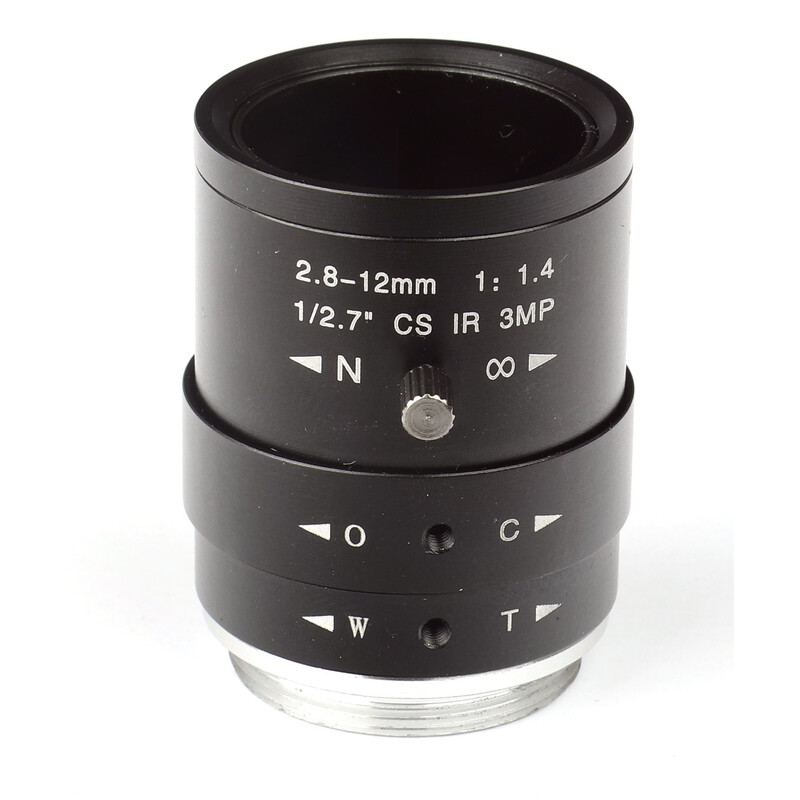 Omegon Objektiv med C-Mount 2,8-12 mm f/1,4