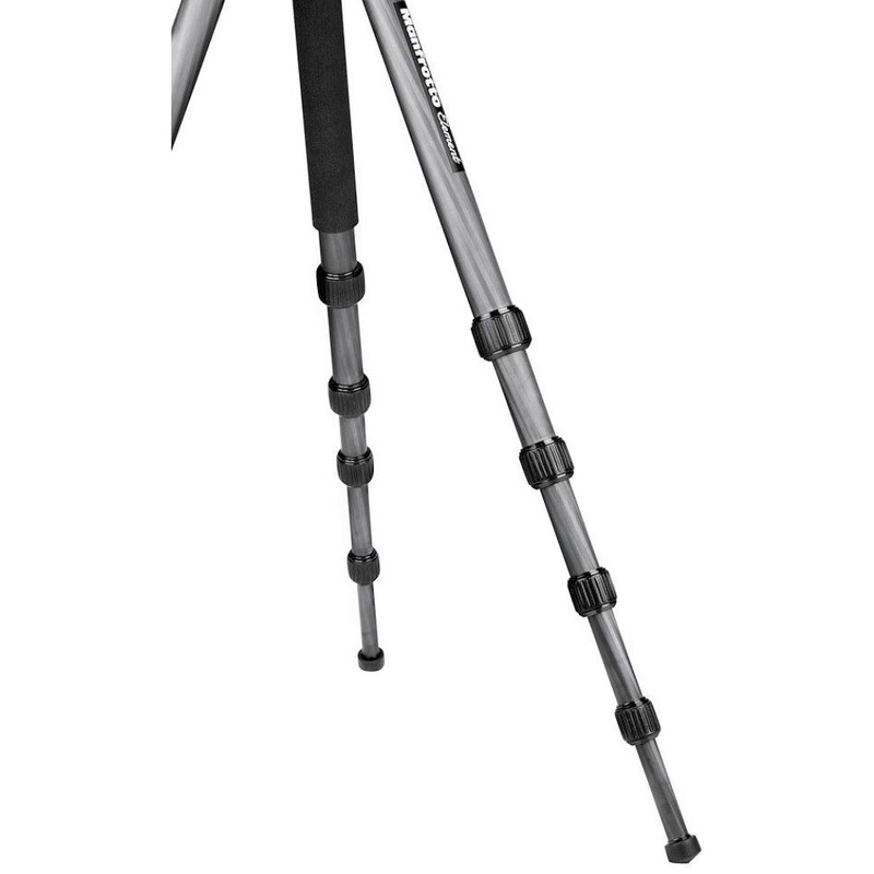 Manfrotto Kolfiber-trebensstativ Element Traveller large med Kulhuvud