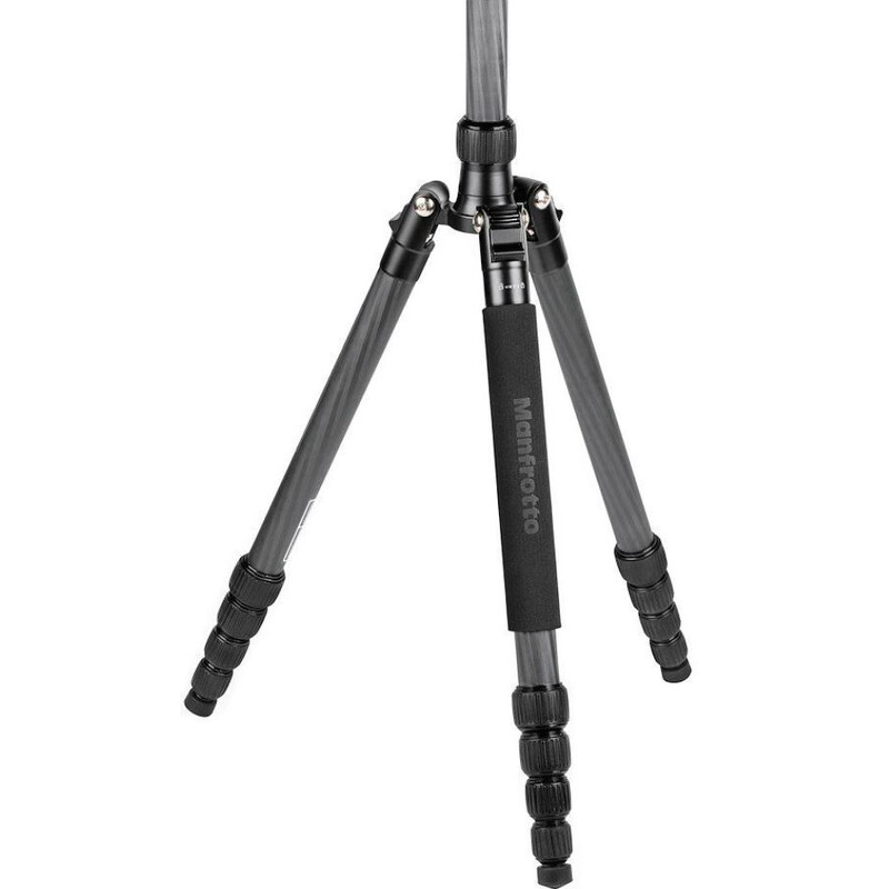 Manfrotto Kolfiber-trebensstativ Element Traveller large med Kulhuvud