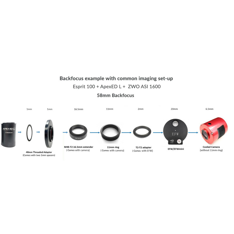 Starizona ApexED Fokuseraradapter Skywatcher Esprit M42
