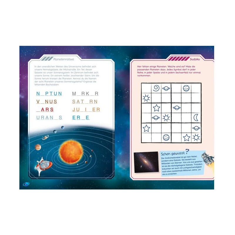 Tessloff-Verlag Lille Major Tom. Pussel kul planeter