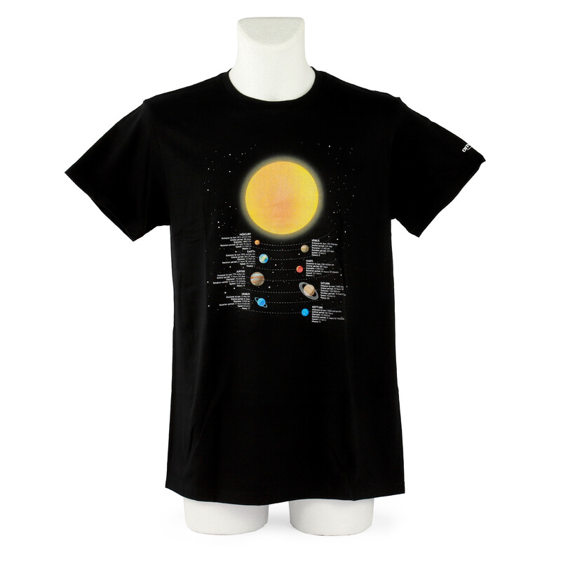 Omegon T-shirt Info Planets - Storlek M