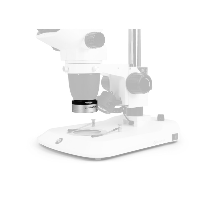 Omegon Objektiv Mikroskop försatslins 0,7x med adapter