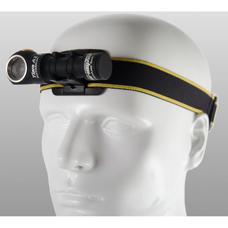 Armytek Tiara pannlampa eller Ficklampa (kallt ljus)