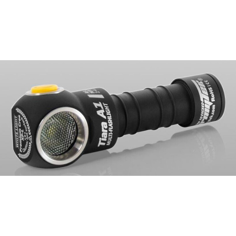 Armytek Tiara pannlampa eller Ficklampa (kallt ljus)